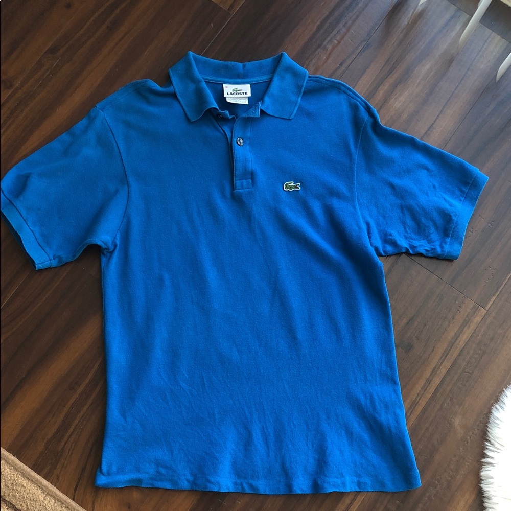 Lacoste Boys' Royal Blue Polo with Crocodile Logo